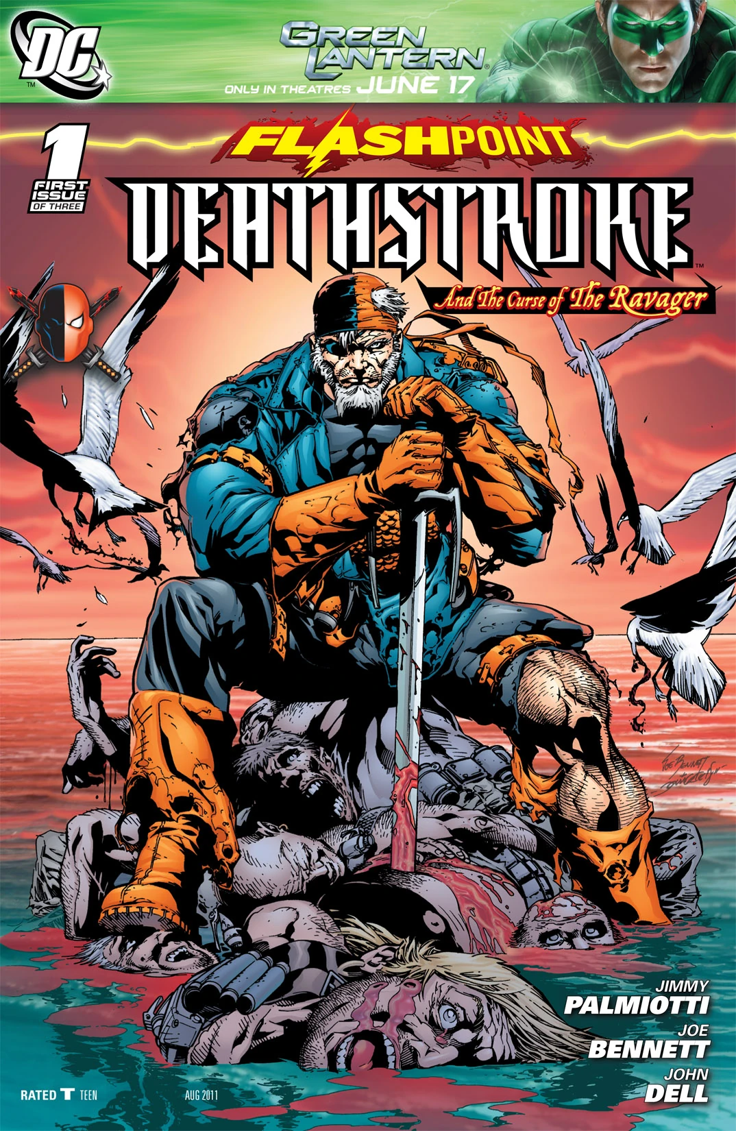 Flashpoint: Deathstroke & the Curse of the Ravager #1 (DC, 2011 — Cover A) cover